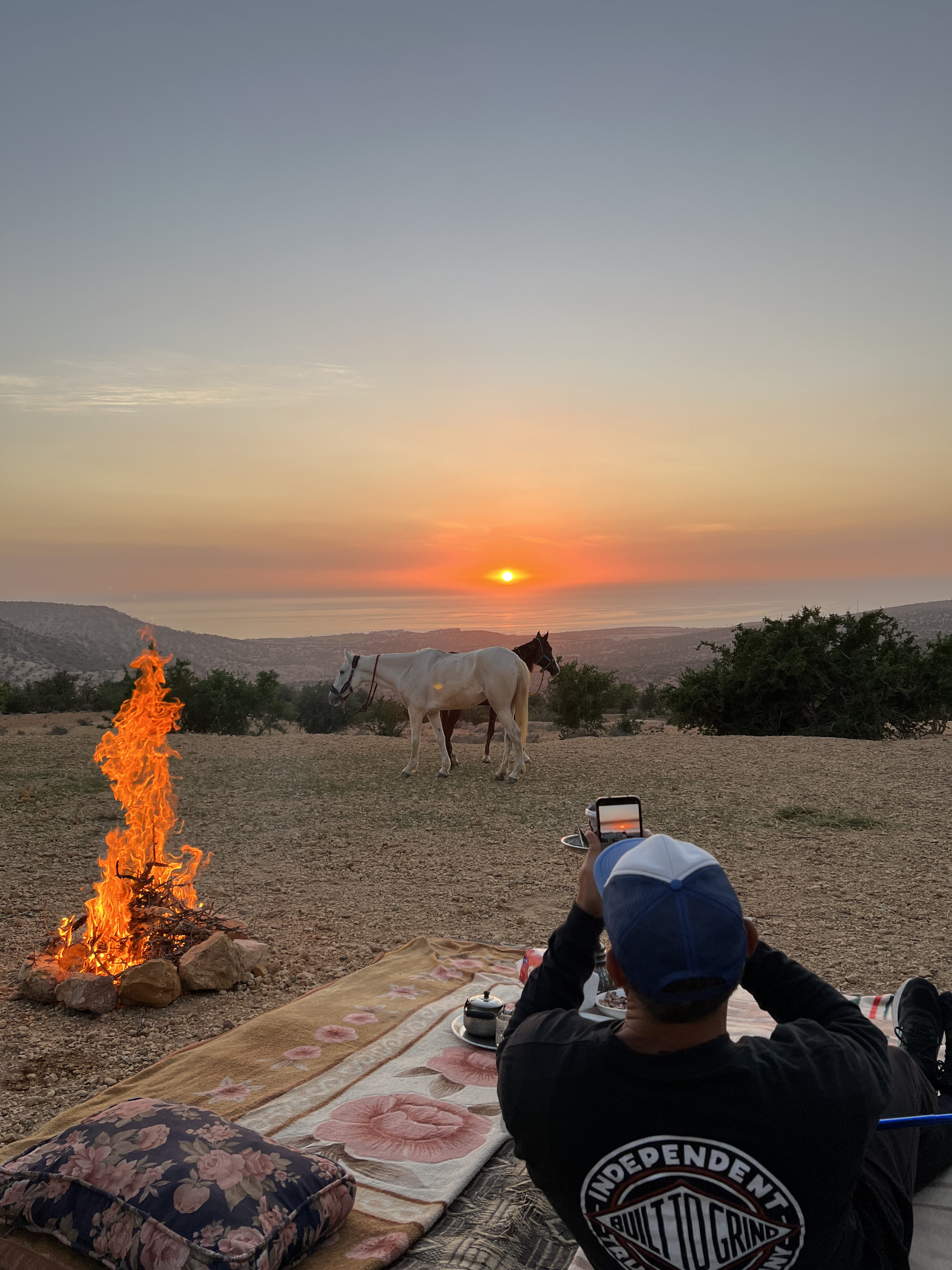Full day horseback odyssey along the Moroccan coast